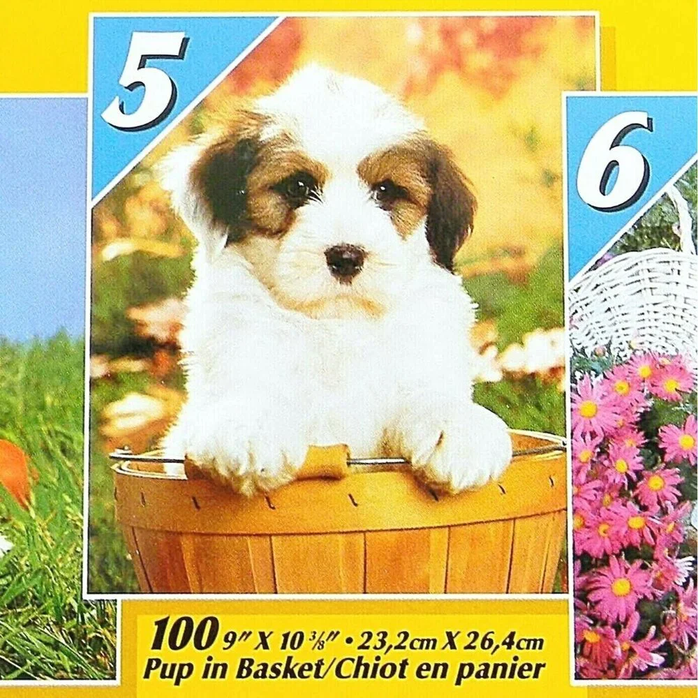 Vintage 7 NEW Sealed Jigsaw Puzzles Kodacolor Photo Gallery in Collectors Tin